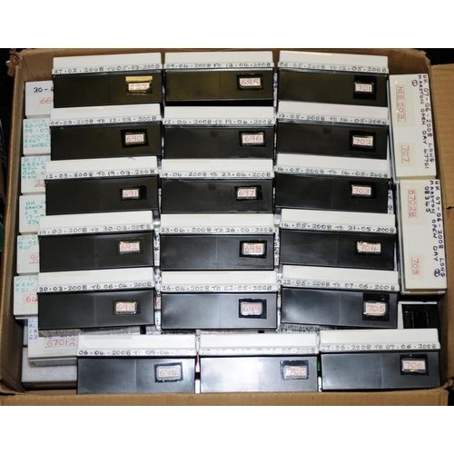 1237 - Very large collection of 35mm colour slides relating to UK Railways. Contained within 4 boxes, many ... 