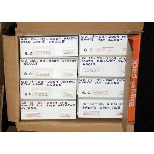 1237 - Very large collection of 35mm colour slides relating to UK Railways. Contained within 4 boxes, many ... 