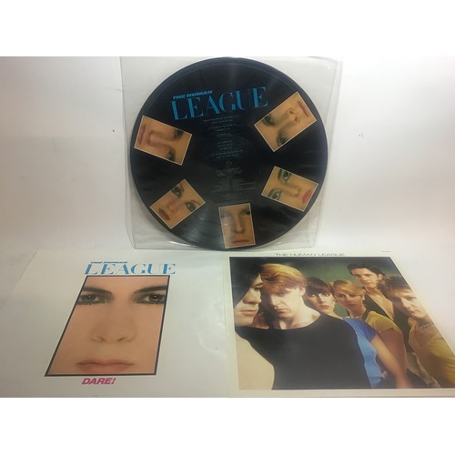 46 - HUMAN LEAGUE ‘DARE’ PICTURE DISC ALBUM.  Original Limited Edition Picture Disc on Virgin Records VP2... 