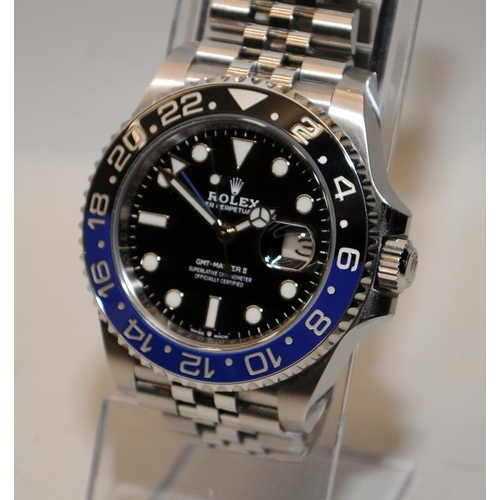 21 - Rolex GMT Master II blue/black 