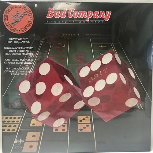 61 - BAD COMPANY - STRAIGHT SHOOTER - 180 GRAM VINYL LP 