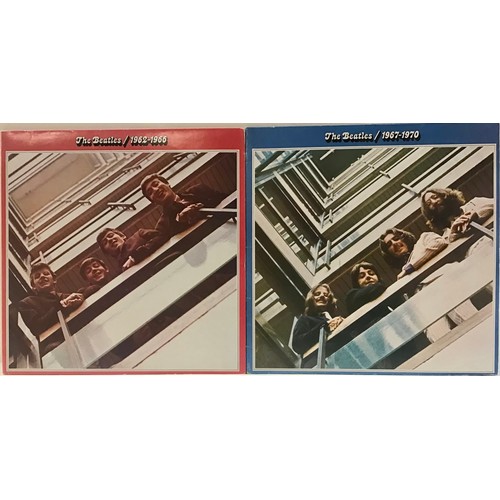 63 - THE BEATLES X 2 VINYL LP RECORDS. 2 double albums here to include - 1967/1970 - 1962/1966. Both come... 