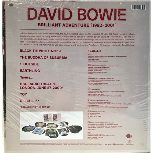 114 - DAVID BOWIE ‘BRILLIANT ADVENTURE ( 1992-2001 )’ STILL FACTORY SEALED. This is an 18 album boxset. An... 