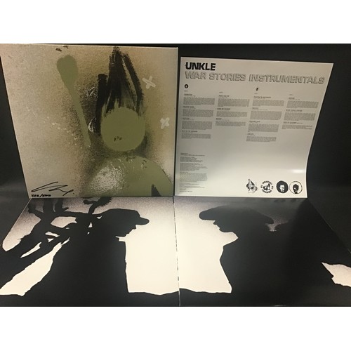 135 - UNKLE ‘WAR STORIES INSTRUMENTALS’ SPLATTER / NUMBERED VINYL DOUBLE ALBUM. Limited edition of 382/500... 