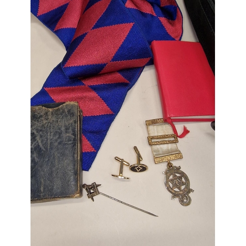 24A - Collection of Masonic Regalia and jewellery.