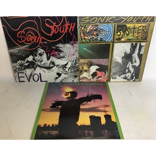 218 - SONIC YOUTH VINYL LP RECORDS X 3. Titles here are - EVOL (original inner sleeve) - Sister (original ... 