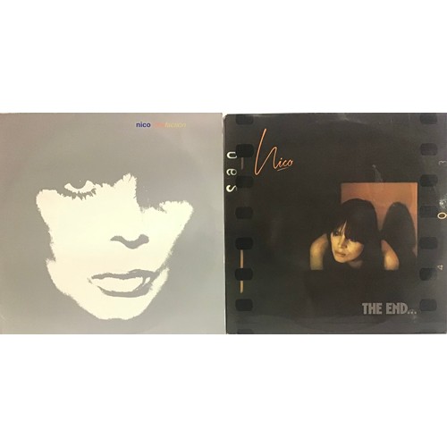 230 - NICO VINYL LP RECORDS X 2. Titles here are ‘The Faction’ on Beggars Banquet BEGA 63 and a pink rimme... 