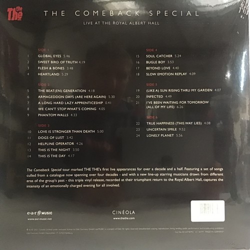 66 - THE THE  ‘COMEBACK SPECIAL’ TRIPLE ALBUM. Recorded live at the Albert Hall. Found here still factory... 