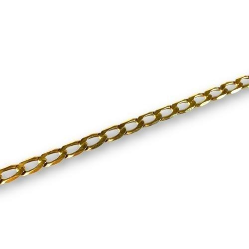 217 - A 9ct Gold Figaro Bracelet. 6g