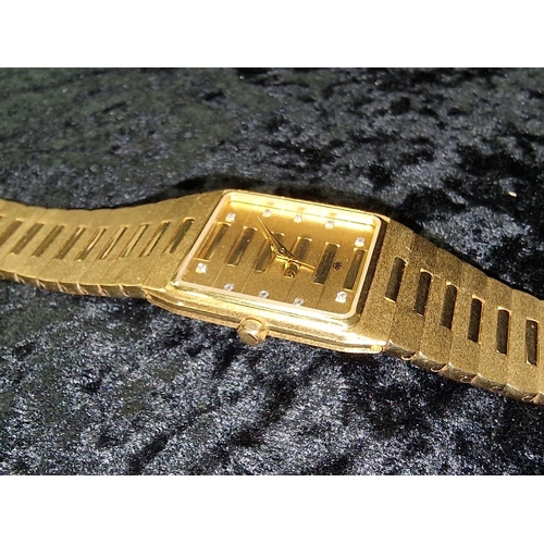 356 - Delma gold plated watch in case