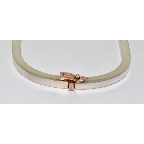 272 - Clogau Welsh gold/silver Cariad bracelet,35g.