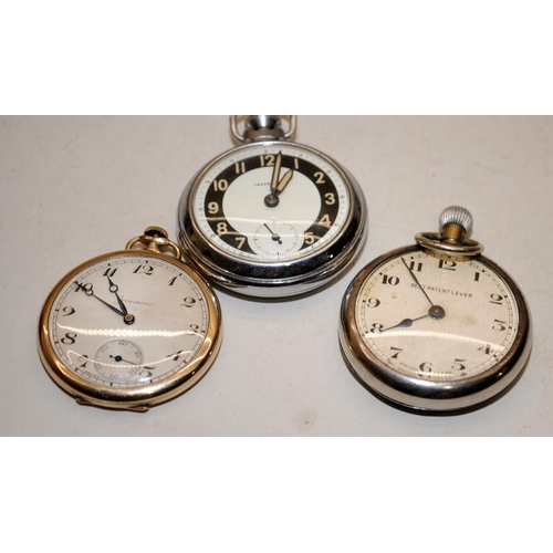 383 - A collection of gents fashion watches and pocket watches to include a boxed Ingersoll