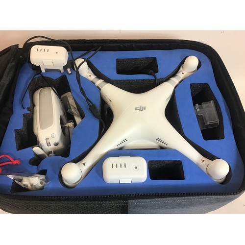 84 - DJI Phantom W322B Advanced Drone including 2 Batteries - charger - hand held unit -  4 x propellers ... 