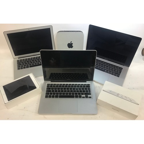 92 - Collection of various Apple computers to include - MacBook - iPad mini - Mac book pro - Mac book air... 