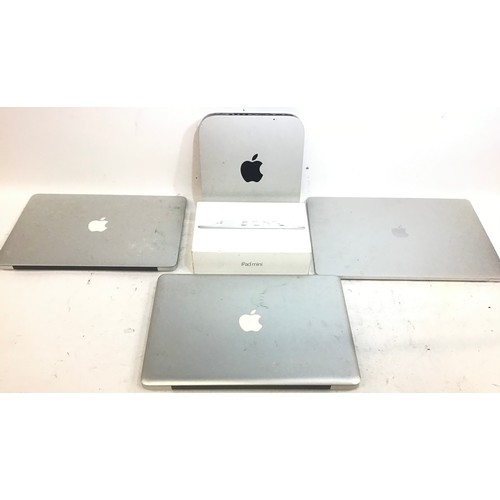 92 - Collection of various Apple computers to include - MacBook - iPad mini - Mac book pro - Mac book air... 