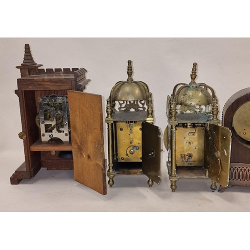 526 - Collection of mixed clock mechanisms and parts