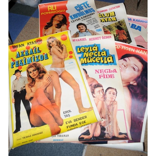 218 - Quantity of vintage Erotic Film posters