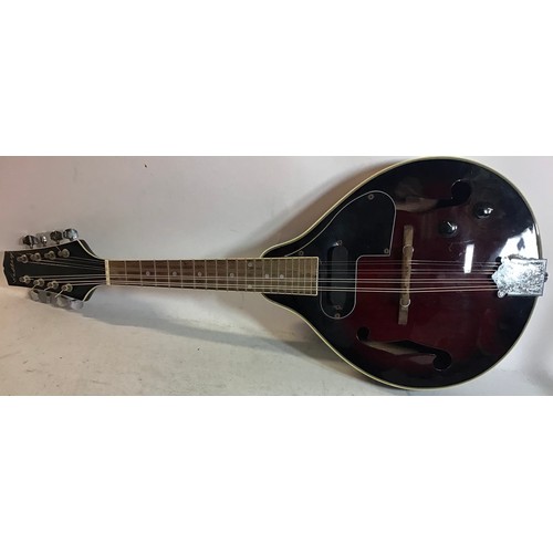 195 - VINTAGE WESLEY ELECTRO ACOUSTIC GUITAR MANDOLINE.   A  rare find for any musician looking for a uniq... 