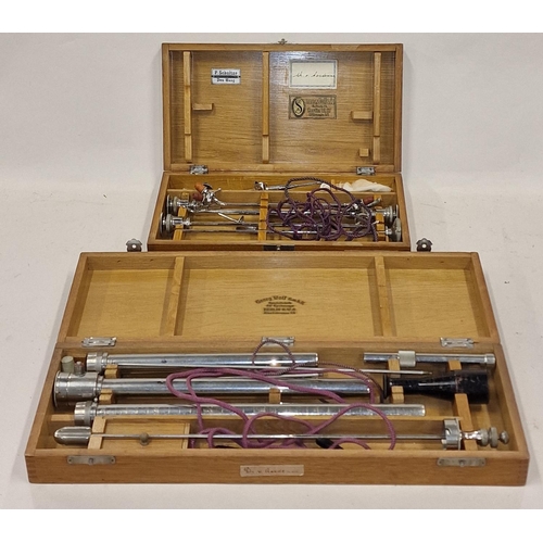 151 - Boxed vintage scientific Doctors equipment a Cystoscope used for Genito urinary inspection together ... 