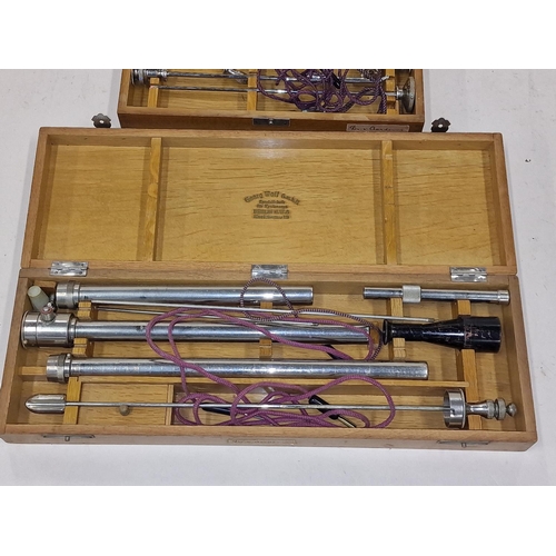 151 - Boxed vintage scientific Doctors equipment a Cystoscope used for Genito urinary inspection together ... 