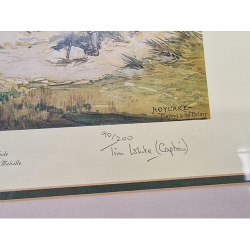 214 - Framed and Signed William Russell Flint print and gallery embossed 65x82cm, and a signed Terry White... 