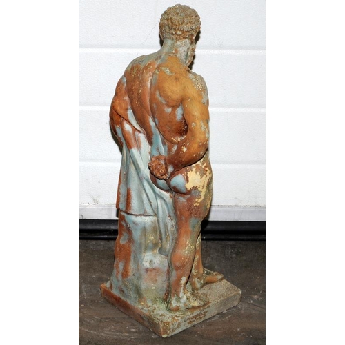 241 - Garden statue of a Greek God 65cm tall