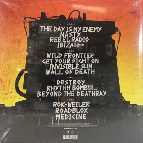 268 - THE PRODIGY LP ‘THE DAY IS MY ENEMY’ SEALED VINYL. Released on Cooking Vinyl HOSPLP005 from 2015 and... 