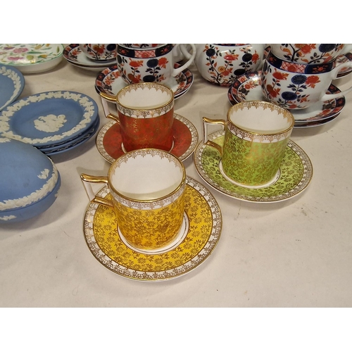 87 - Collection of various cabinet porcelain/ceramics to include Japanese tea set together with pieces fr... 