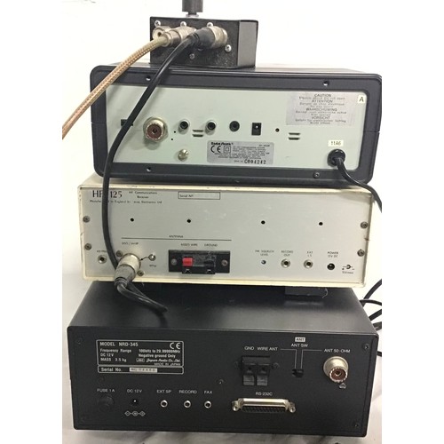 545 - HAM RADIO UNITS X 3. This lot includes a Realistic DX394 Communications Receiver which powers up fol... 