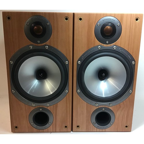 544 - MONITOR AUDIO BOOKSHELF SPEAKERS. Pair of great 2 way speakers model No. Bronze BR2. Found here in g... 