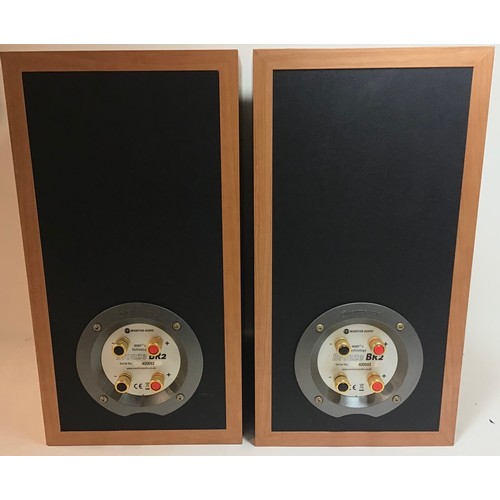 544 - MONITOR AUDIO BOOKSHELF SPEAKERS. Pair of great 2 way speakers model No. Bronze BR2. Found here in g... 