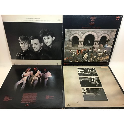 305 - RUSH VINYL LP RECORDS X 4. Titles here include - 2112 - Permanent Waves - Moving Pictures - Under Pr... 