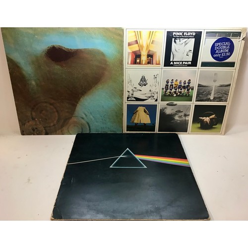 280 - PINK FLOYD VINYL LP RECORDS X 3. Here we have a copy of ‘Meddle’ on Harvest SHVL 795 (VG+) - ‘A Nice... 