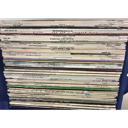 308 - LARGE SELECTION OF JAZZ / VOCALIST AND BIG BAND JAZZ VINYL LP RECORDS. Artists here include - Peggy ... 