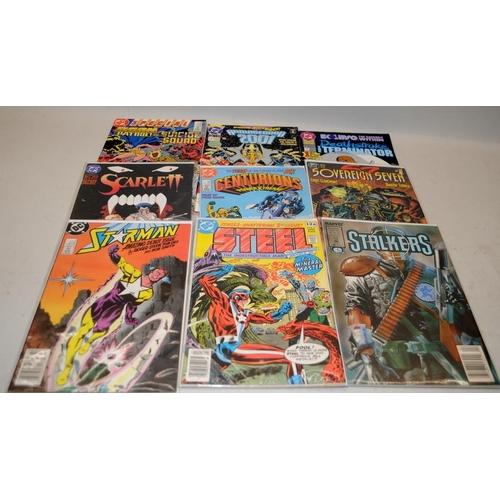 51 - DC Comics collection to include #1 issues Armageddon 2001, Stalkers, Starman, Steel etc. 11 items in... 