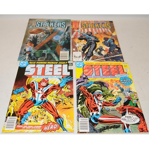 51 - DC Comics collection to include #1 issues Armageddon 2001, Stalkers, Starman, Steel etc. 11 items in... 