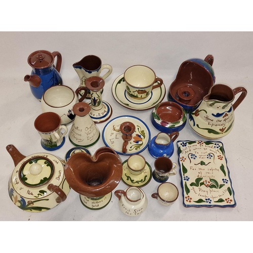 115 - Collection of Devon/Torquay ware pottery (20).