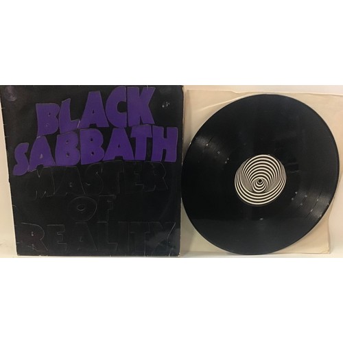 95 - BLACK SABBATH VINYL LP RECORD ‘MASTER OF REALITY’. This is a Vertigo spiral   vinyl No. 6360050 pres... 