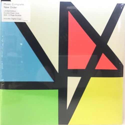 83 - NEW ORDER - MUSIC COMPLETE 2-LP CLEAR VINYL SET. Found here factory sealed pressed in a limited edit... 