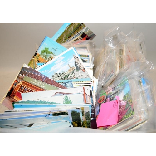 483 - Two large cartons of postcards. Various topics and ages. Loads to sort through