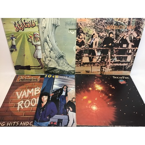 315 - BOX OF ROCK RELATED VINYL LP RECORDS. Contains albums from - Meatloaf - Little Feat - Jefferson Star... 