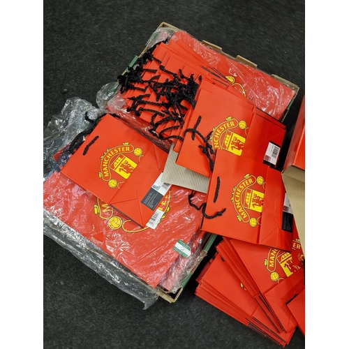 398 - Collection of official Manchester United paper bags as new.