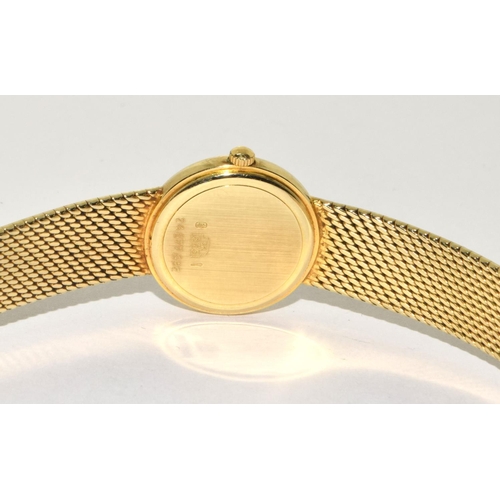 272 - Longines 9ct gold  dress watch with integral 9ct gold bracelet