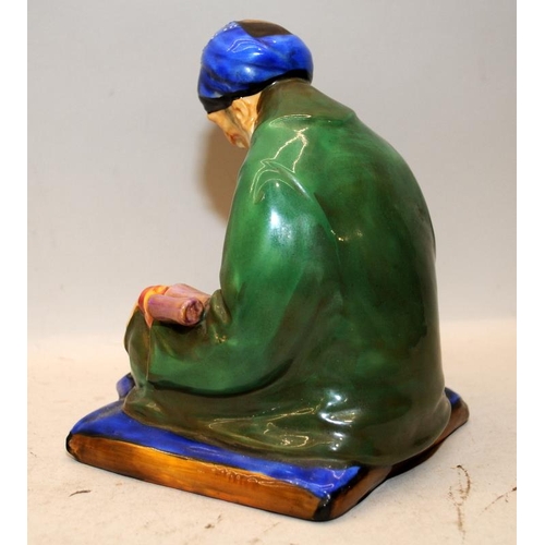 499 - Rare early Royal Doulton figure 'A Scribe' HN305. 17cms tall