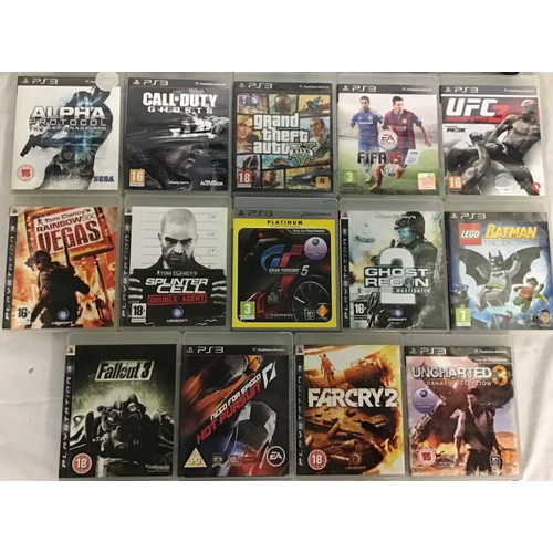 453 - COLLECTION OF SONY PLAYSTATION 3 CONSOLES AND GAMES. To include 2 x consoles - 4 hand held controlle... 