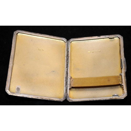 181 - Fully hallmarked sterling silver card case.