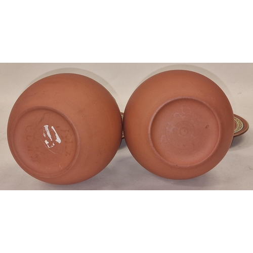 436 - Pair F.R.Pratt and Co Prattware 