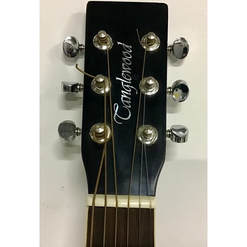 428 - TANGLEWOOD LIBERTY ACOUSTIC GUITAR. This is model TLFBK and is a 6 string acoustic in piano black fi... 