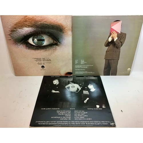 322 - GARY NUMAN / TUBEWAY ARMY VINYL ALBUMS X 3. Great set of vinyls from Gary Numan and Tubeway Army all... 