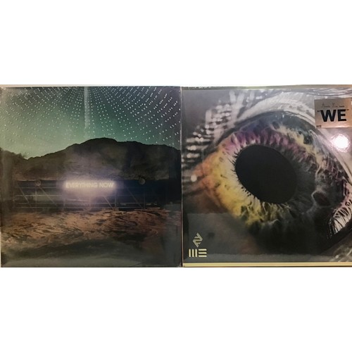 145 - ARCADE FIRE X 2 VINYL LP LIMITED EDITION  COLORED VINYLS. Titles here are ‘We’ pressed on white colo... 